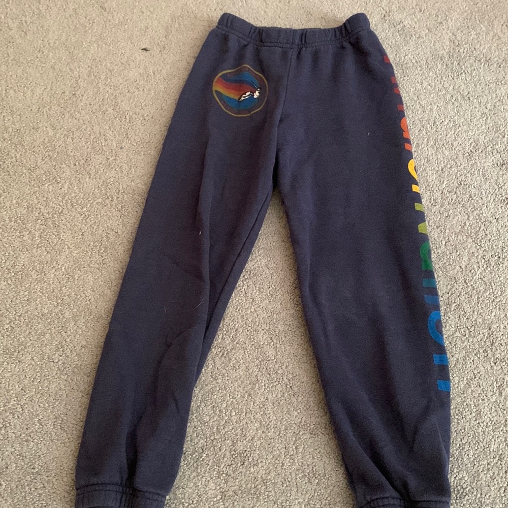 Aviator Nation Kids Size 8 Navy Sweatpants